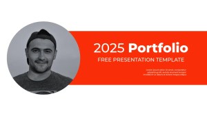 2025 portfolio ppt design template free download_thumbnail