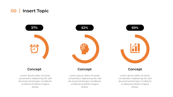 Free PowerPoint diagram with text list layout for business use_2