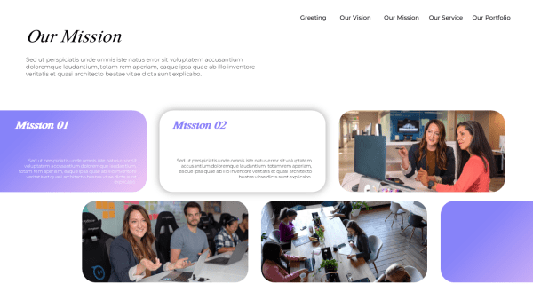 Gredient Pitch Deck Template Free_mission