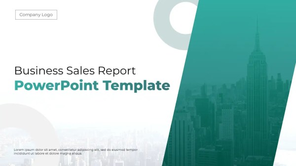 Green Rounded style Company Profile ppt template_title