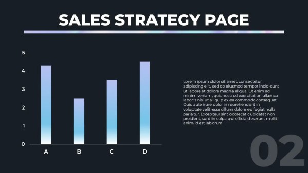 Holographic gradients powerpoint gg slides presentation_chart diagram