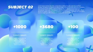 creative 3d abstract design presentation_KPI