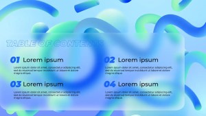 creative 3d abstract design presentation_contents