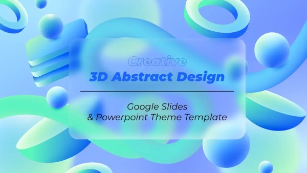 creative 3d abstract design presentation_prevew