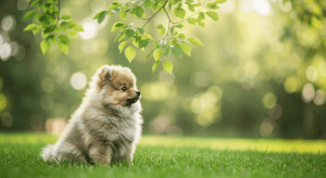 Pomeranian's Quiet Wonder_1