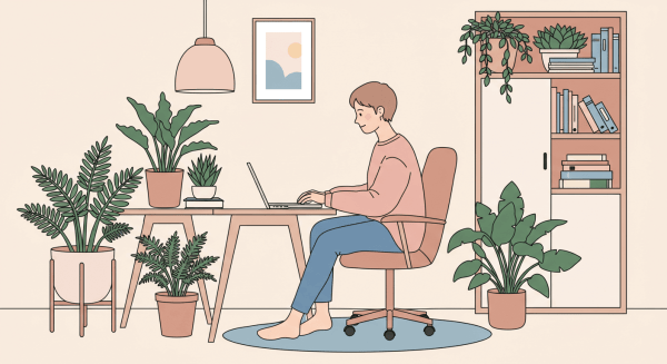 Remote Work Illustration
