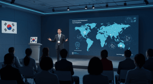 South Korea Business & Technology Presentation Image