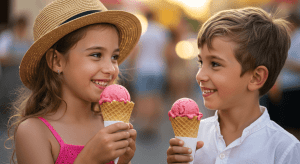 Summer Smiles with Strawberry Ice Cream_3