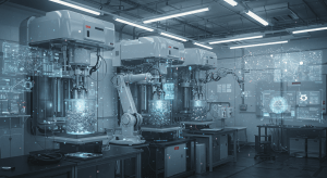 Futuristic Robot Automation Image Series