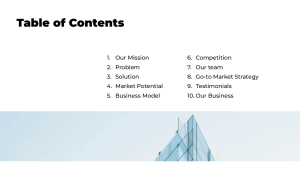 simple pitch deck+black+and+white_contents