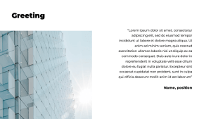 simple pitch deck+black+and+white_greeting