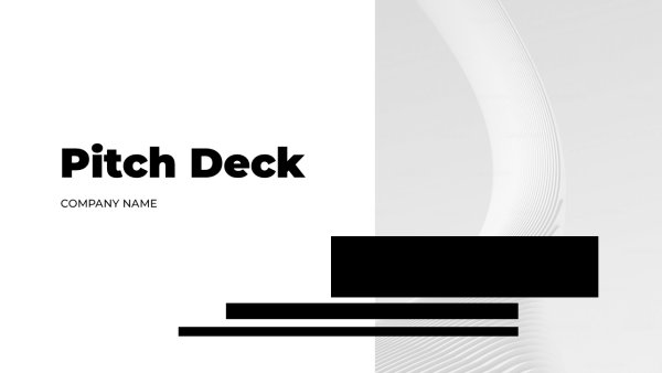 simple pitch deck template
