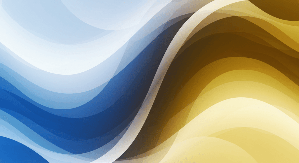 Yellow and Blue Curved Layer Background_1
